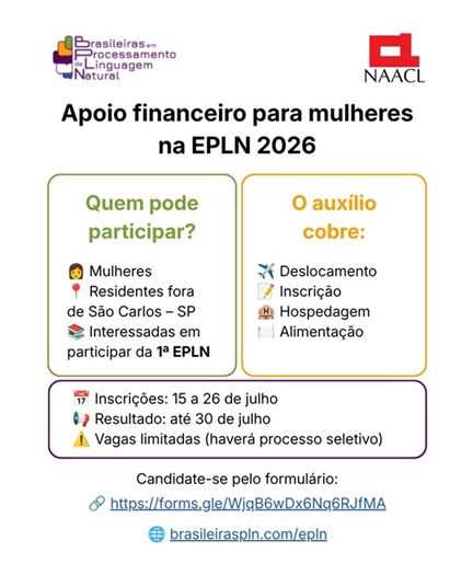 Formulário Apoio Financeiro EPLN
